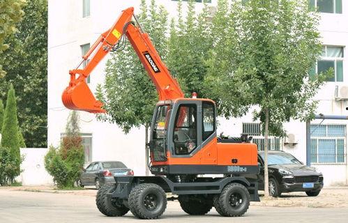 国产轮胎挖掘机视频